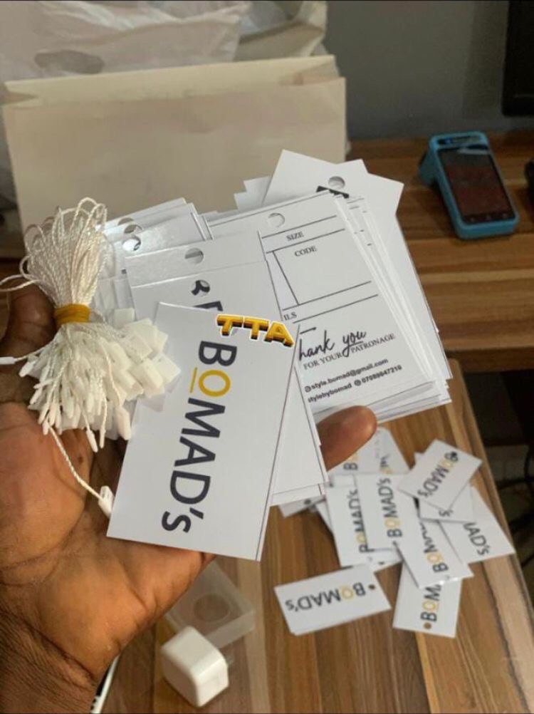 Custom brand tags and labels by TTA